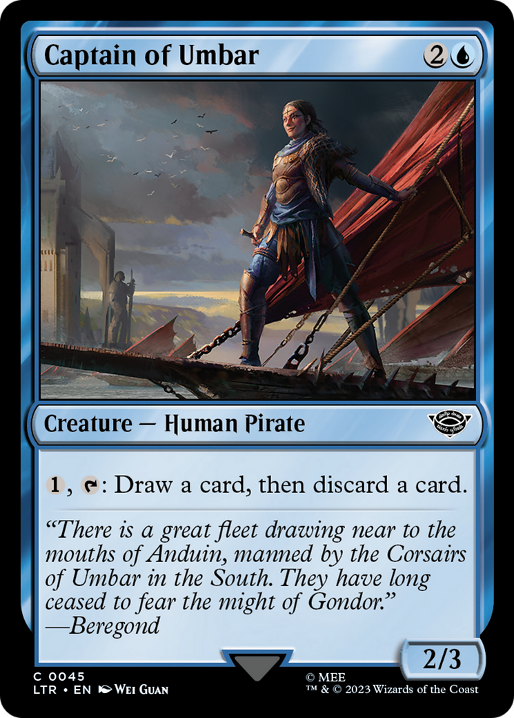 Captain of Umbar (045) Foil - The Lord of the Rings: Tales of Middle-earth