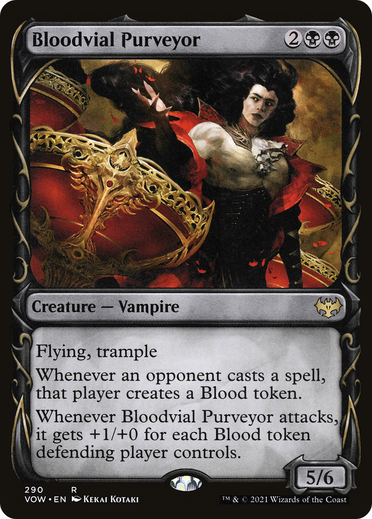 Bloodvial Purveyor (Showcase) (290) Foil - Innistrad: Crimson Vow