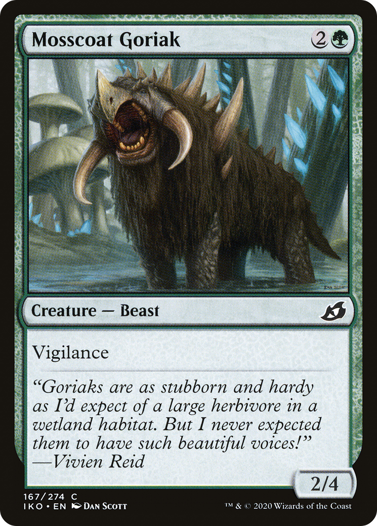 Mosscoat Goriak (167) Foil - Ikoria: Lair of Behemoths