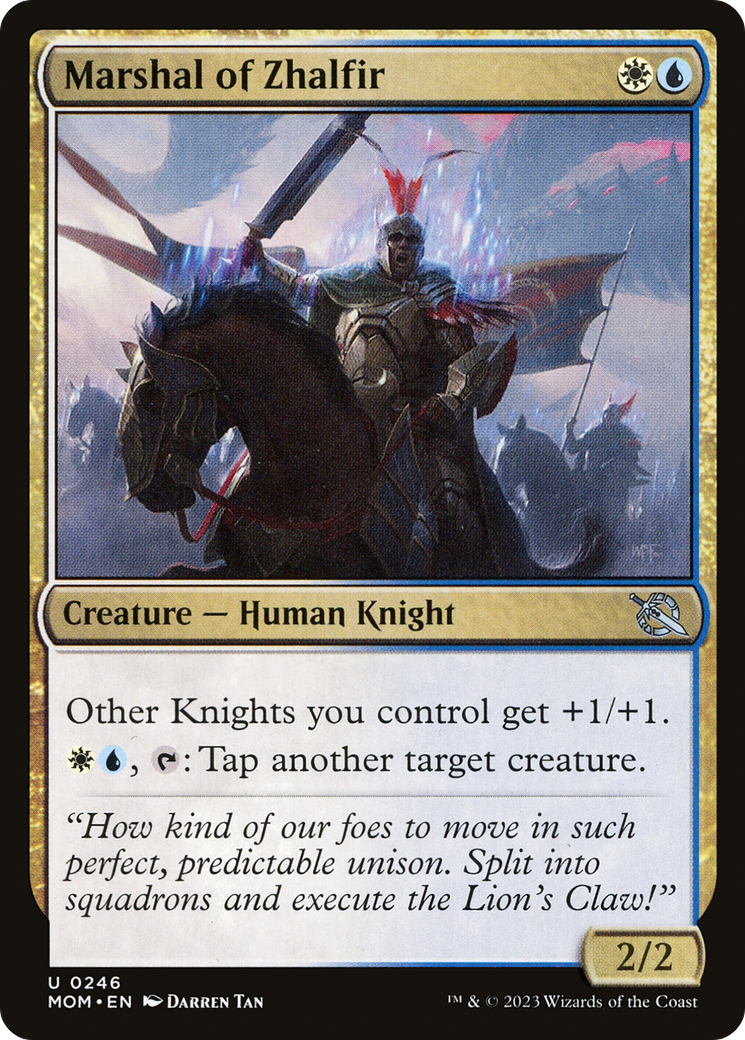 Marshal of Zhalfir (246) Foil - March of the Machine