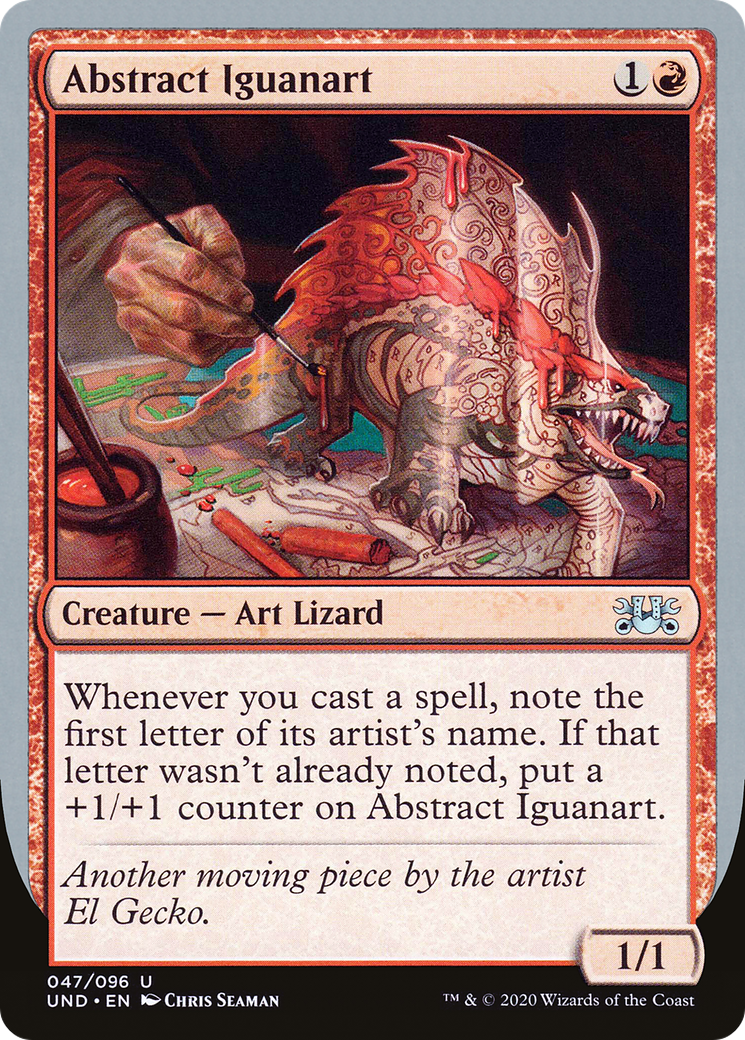 Abstract Iguanart (047) - Unsanctioned