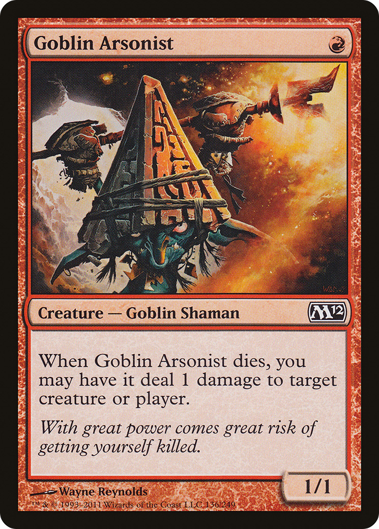 Goblin Arsonist (136) - Magic 2012