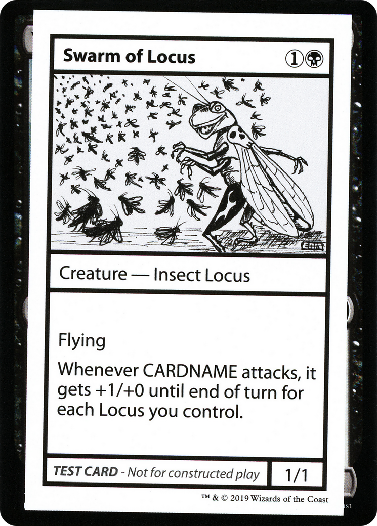 Swarm of Locus (No PW Symbol) - Mystery Booster Playtest Cards 2021
