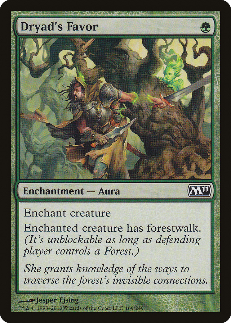 Dryad's Favor (169) Foil - Magic 2011