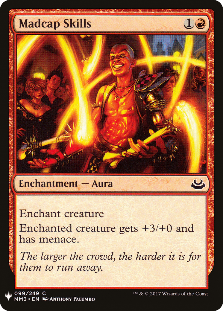 Madcap Skills (MM3-99) - The List