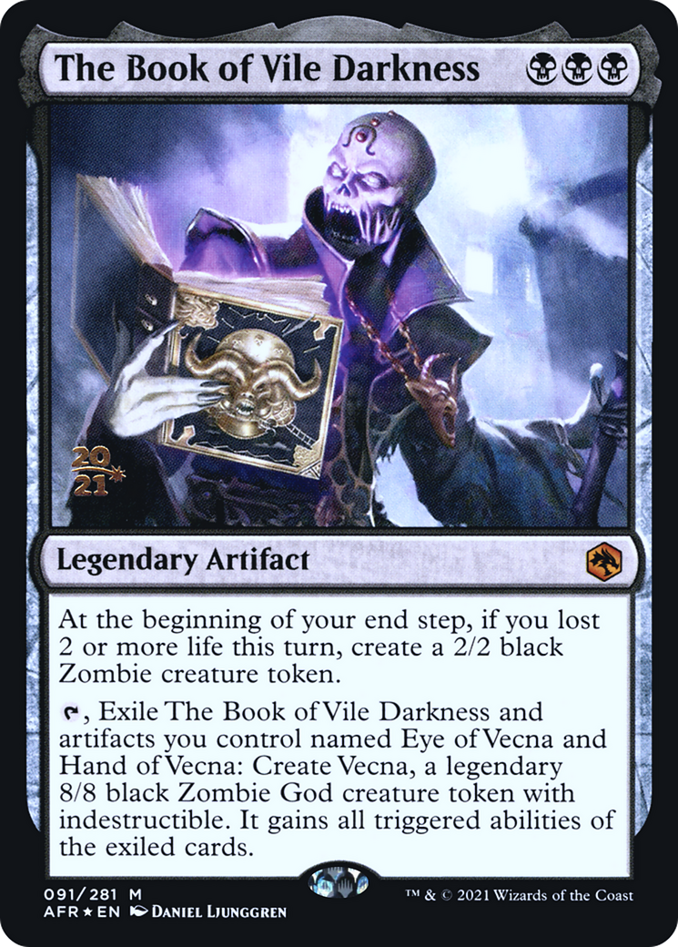 The Book of Vile Darkness (091) Foil - Adventures in the Forgotten Realms Promos