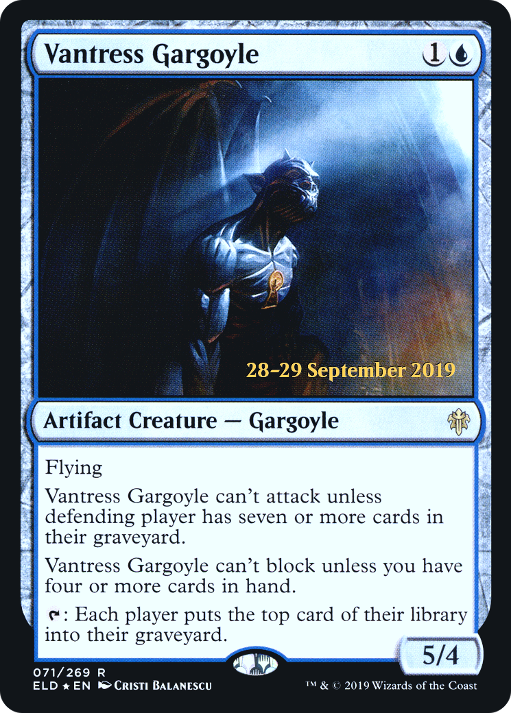 Vantress Gargoyle (071) Foil - Throne of Eldraine Promos