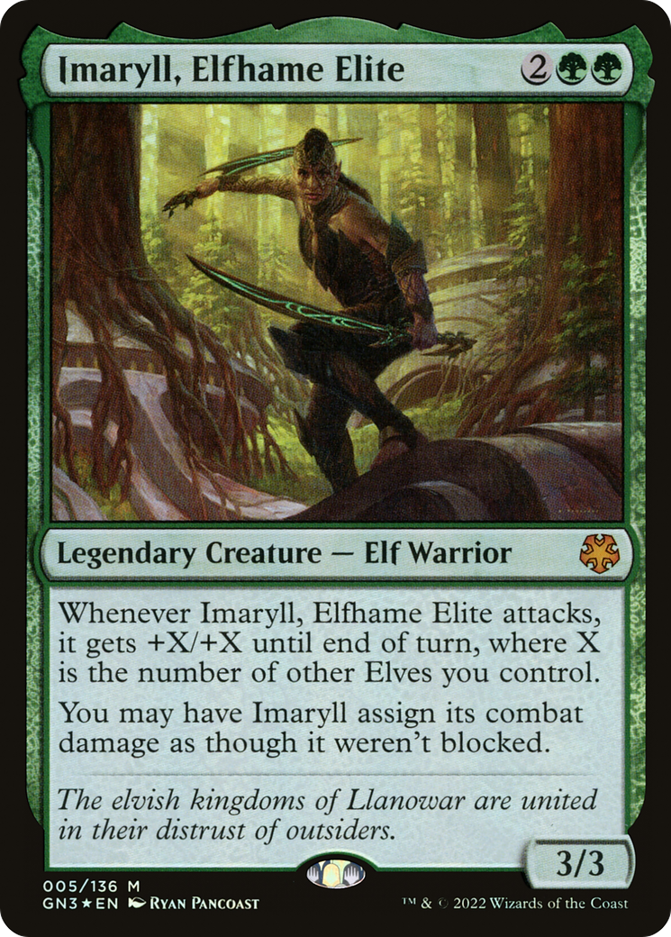 Imaryll, Elfhame Elite (005) Foil - Game Night: Free-for-All