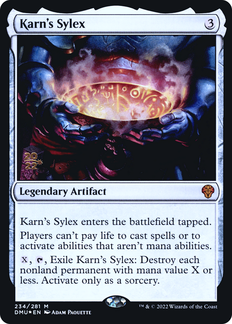 Karn's Sylex (234s) Foil - Dominaria United Promos