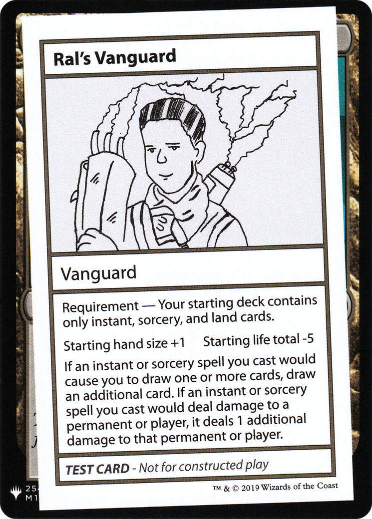 Ral's Vanguard - Mystery Booster Playtest Cards 2019