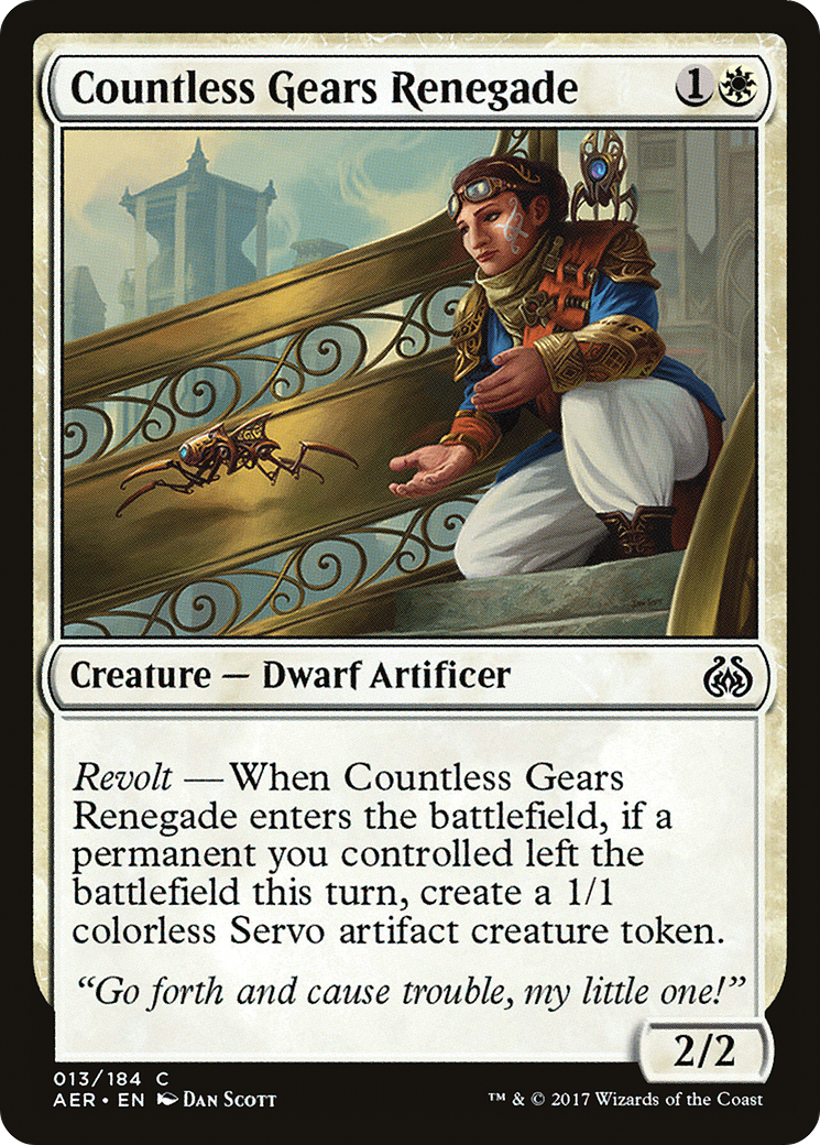 Countless Gears Renegade (013) Foil - Aether Revolt