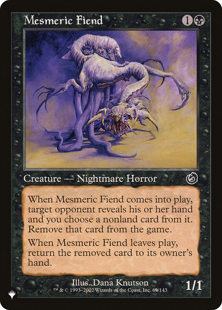 Mesmeric Fiend (Retro) (TOR-69) - The List