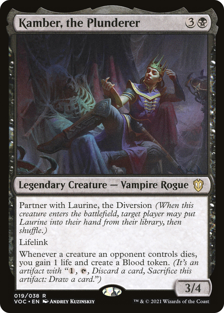 Kamber, the Plunderer (019) - Crimson Vow Commander