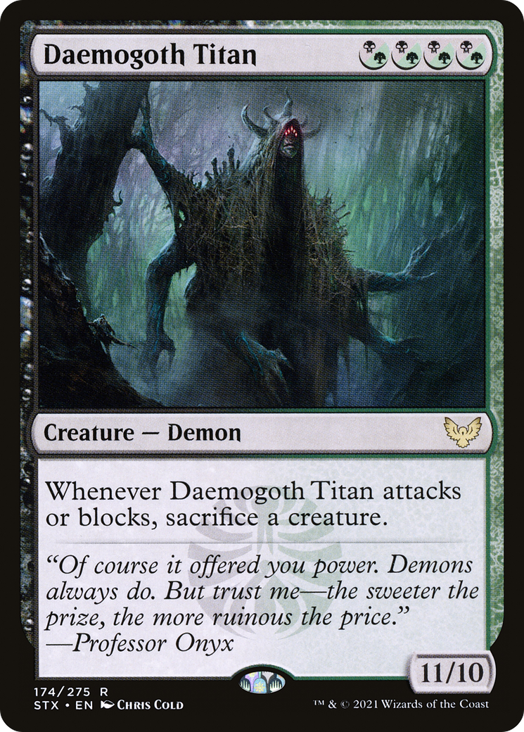 Daemogoth Titan (174) Foil - Strixhaven: School of Mages