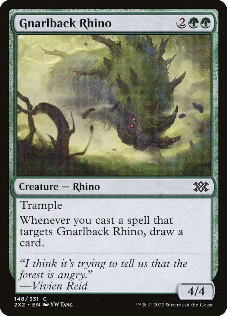 Gnarlback Rhino (148) - Double Masters 2022