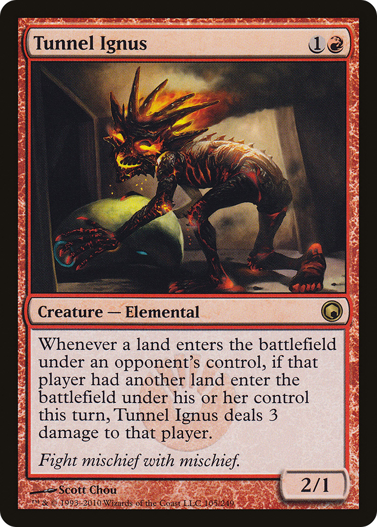 Tunnel Ignus (105) - Scars of Mirrodin