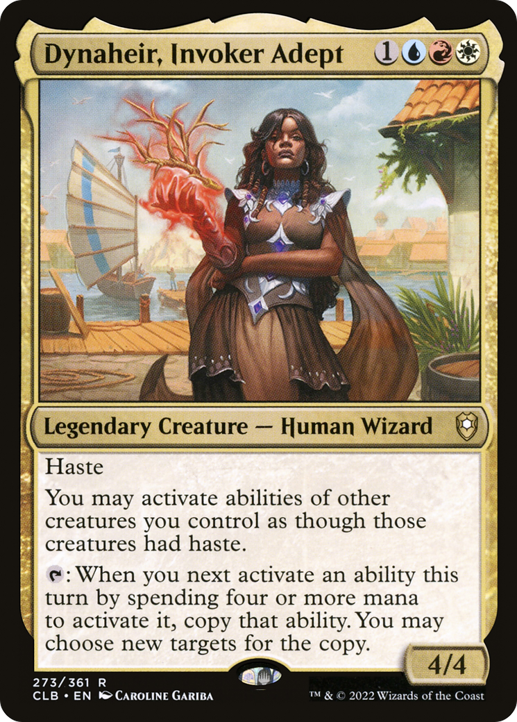 Dynaheir, Invoker Adept (273) Foil - Commander Legends: Battle for Baldur's Gate