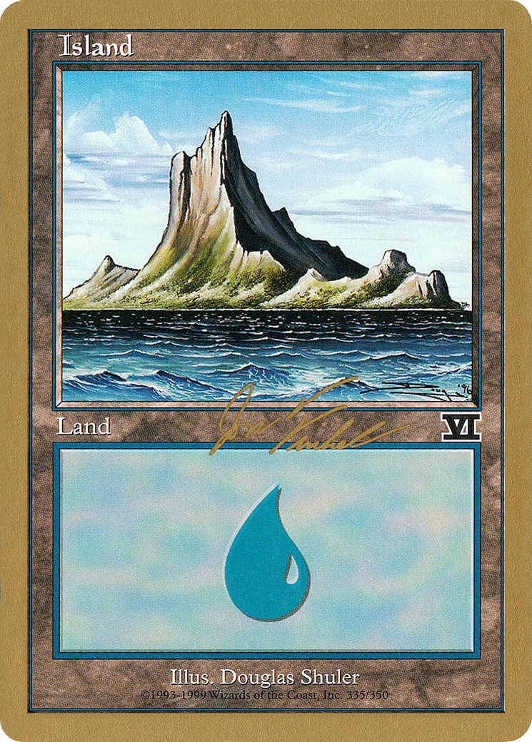 Island (335) - 2000 Jon Finkel (6ED) (Retro) - World Championship Decks 2000