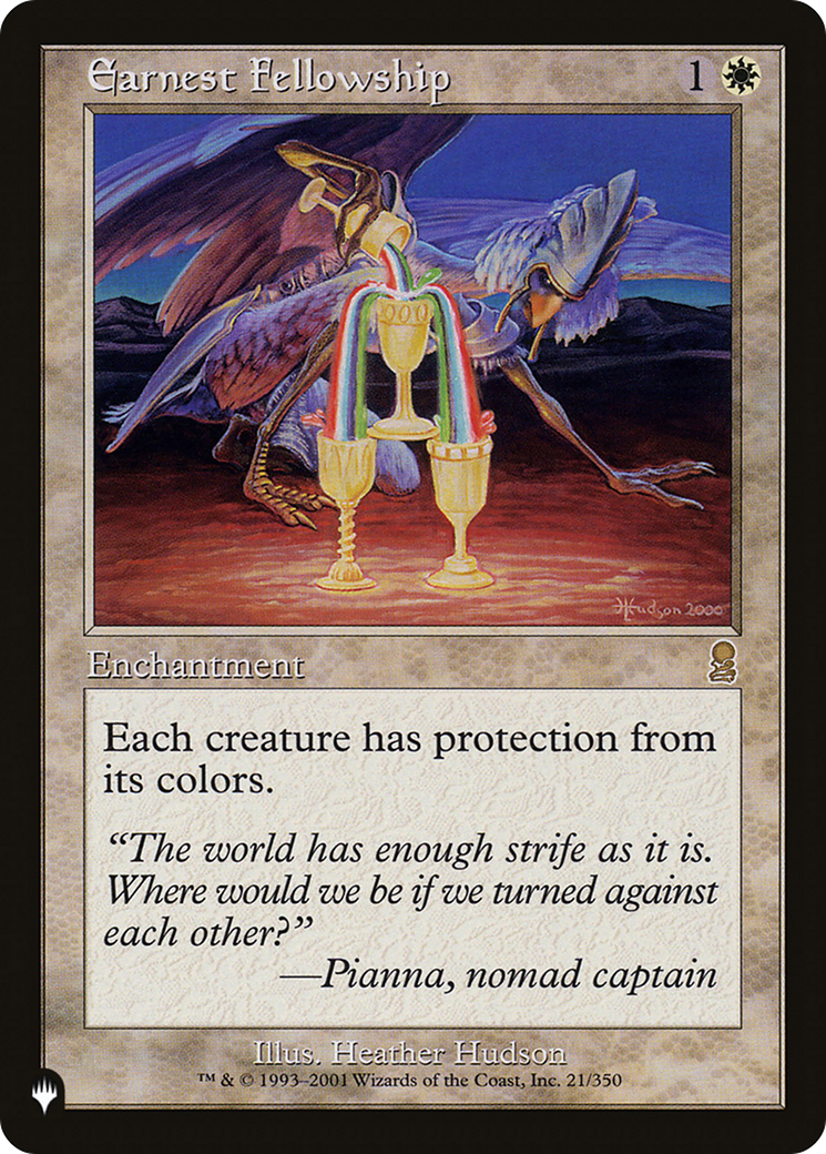 Earnest Fellowship (Retro) (ODY-21) - The List