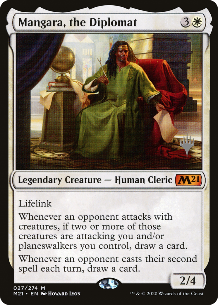 Mangara, the Diplomat (027) Foil - Core Set 2021 Promos