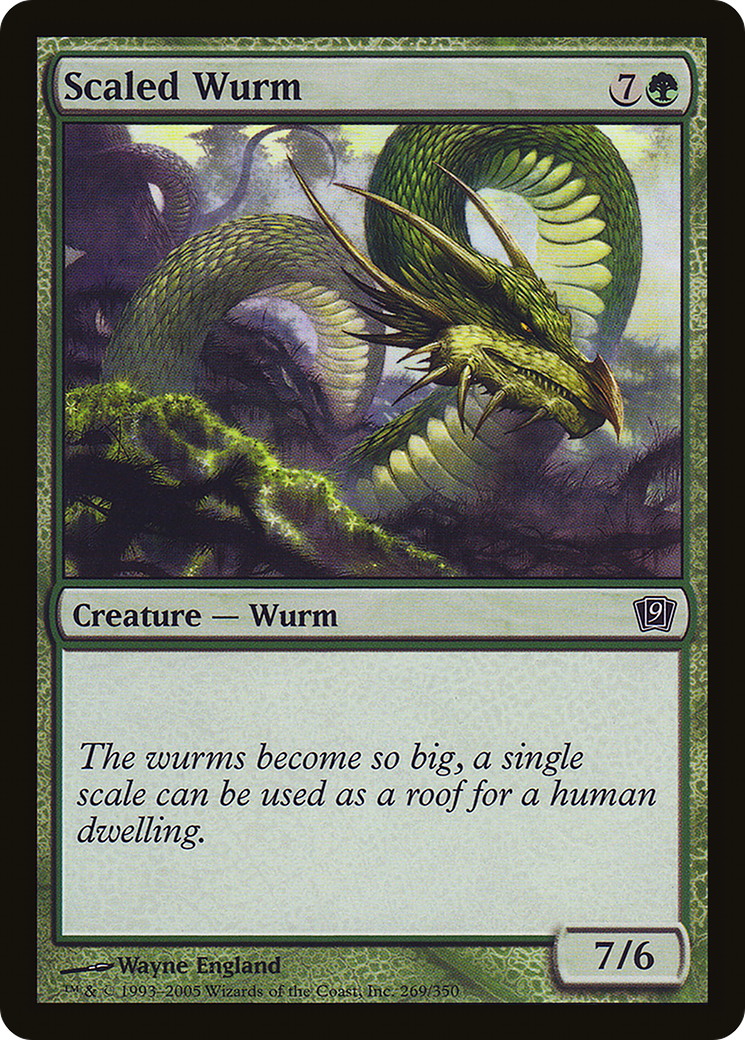 Scaled Wurm (269) - Ninth Edition