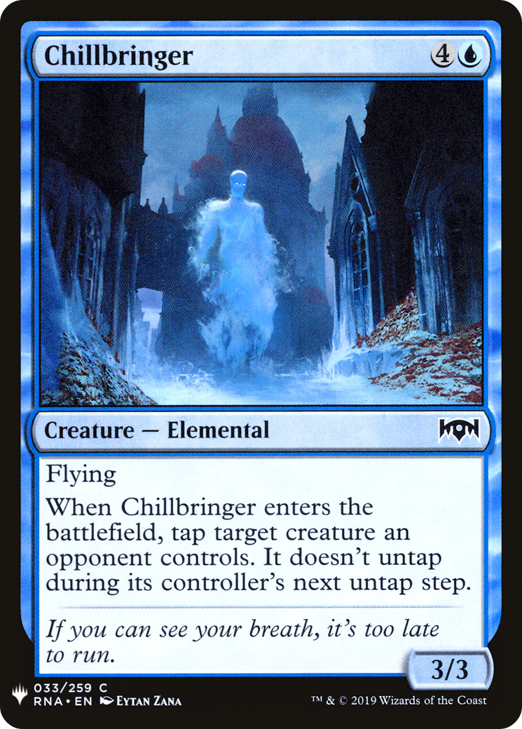 Chillbringer (RNA-33) - The List