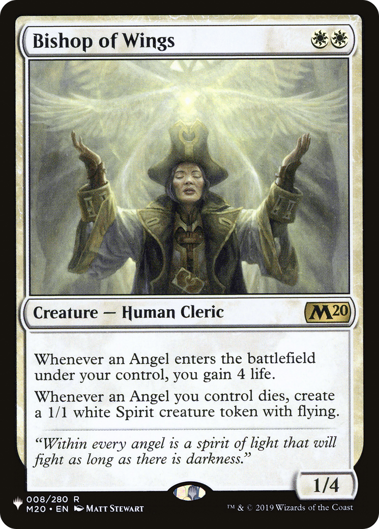 Bishop of Wings (M20-8) - The List