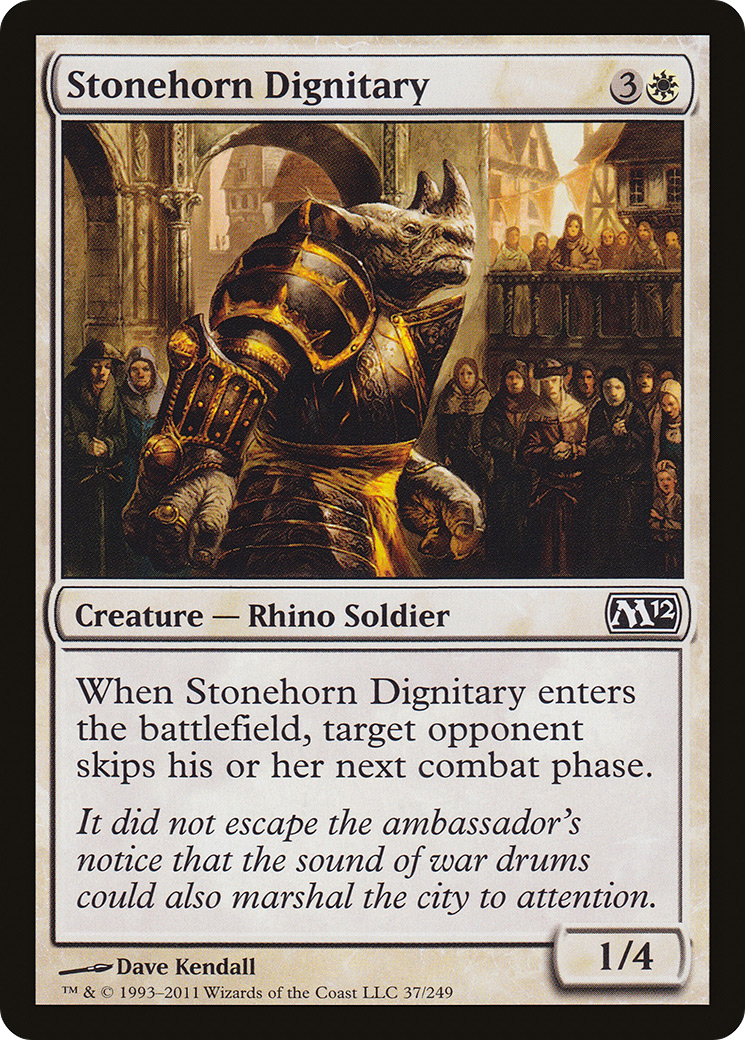 Stonehorn Dignitary (037) - Magic 2012