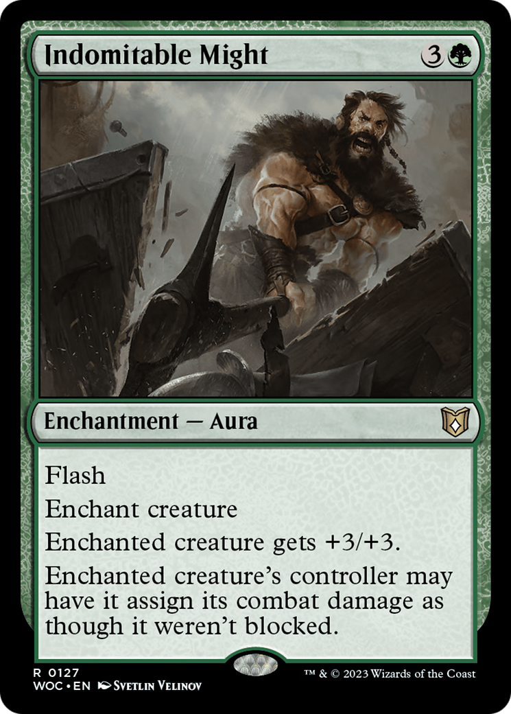 Indomitable Might (127) - Wilds of Eldraine Commander