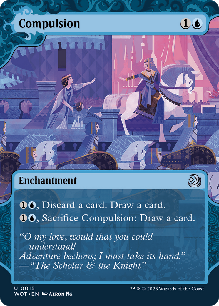 Compulsion (Showcase) (015) Foil - Wilds of Eldraine: Enchanting Tales