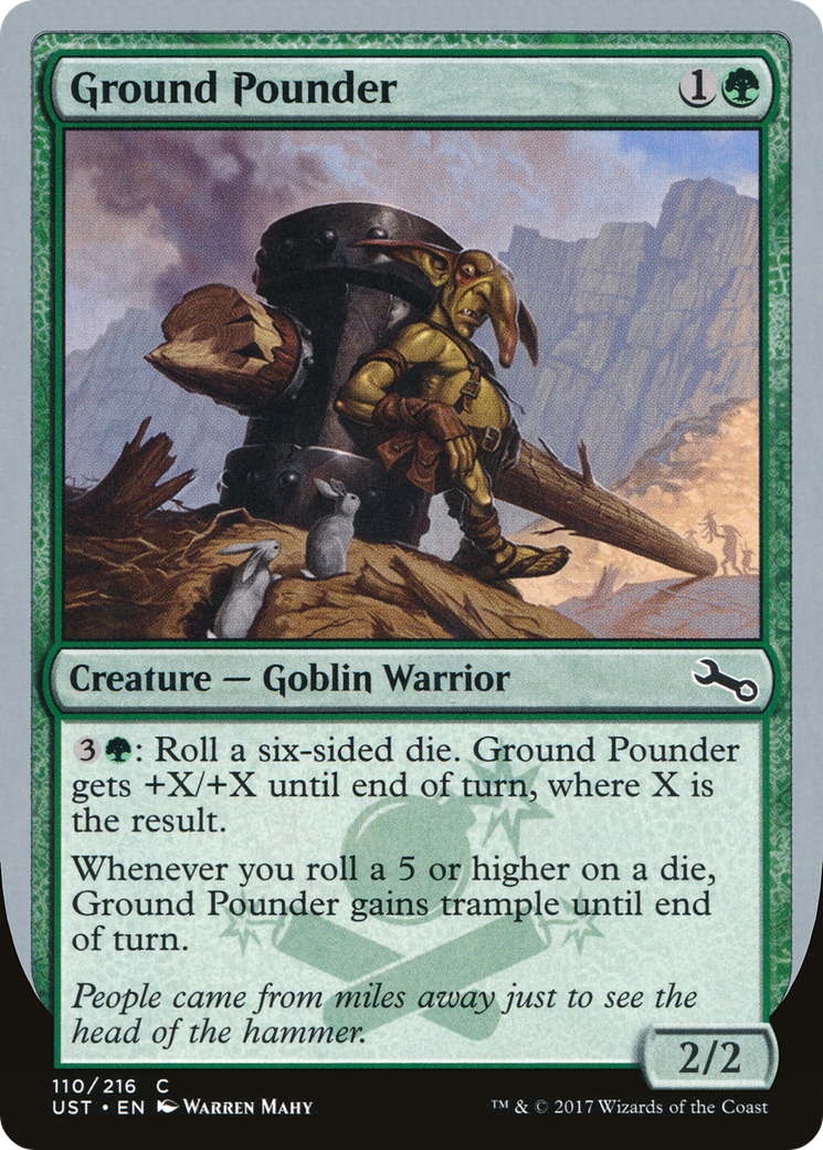 Ground Pounder (110) Foil - Unstable
