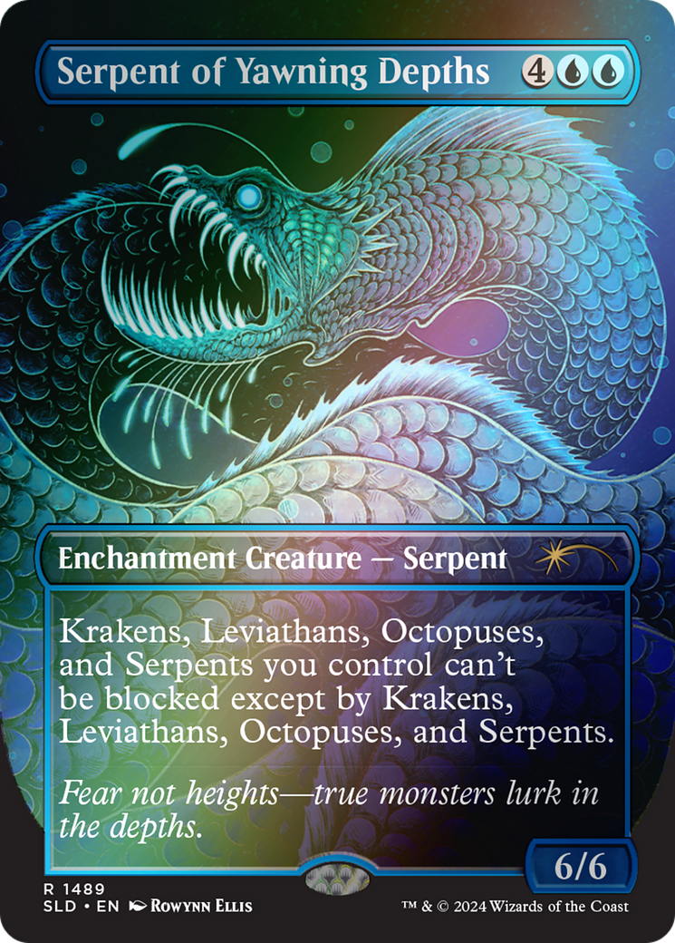 Serpent of Yawning Depths (1489) Foil - Secret Lair Drop