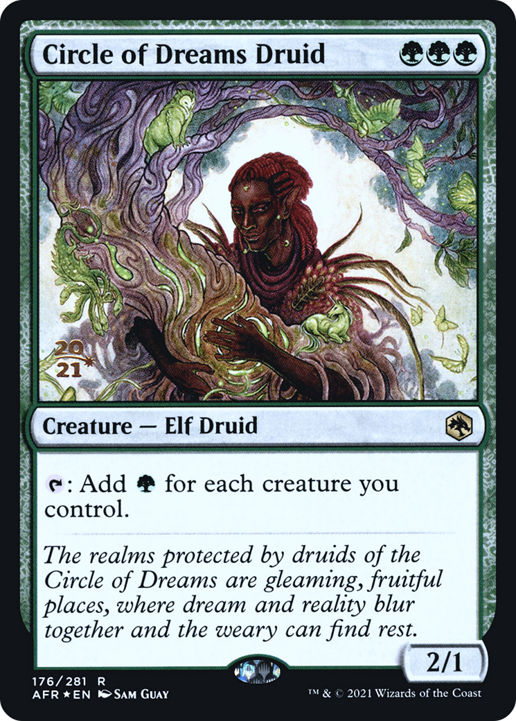 Circle of Dreams Druid (176s) Foil - Adventures in the Forgotten Realms Promos