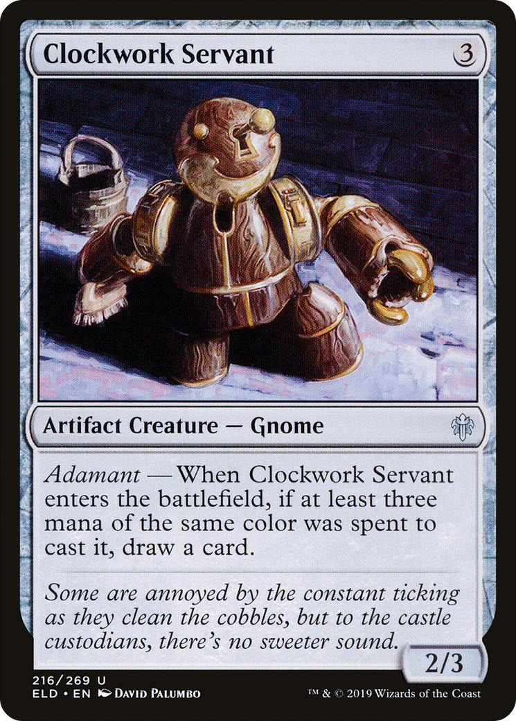 Clockwork Servant (216) - Throne of Eldraine