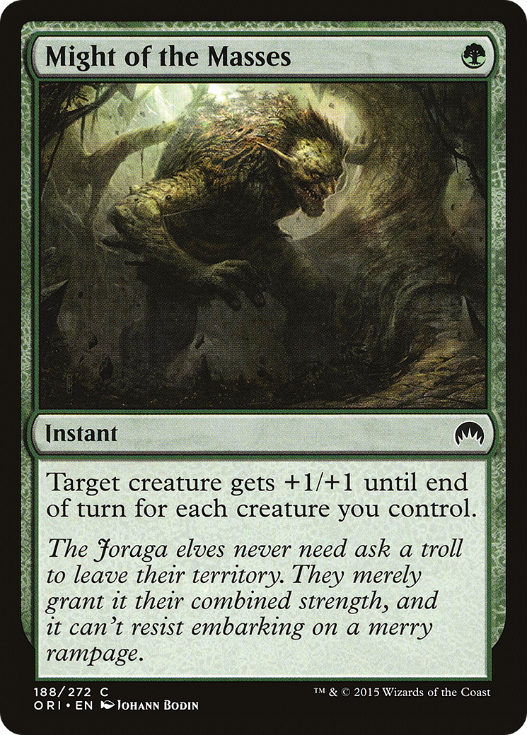 Might of the Masses (188) Foil - Magic Origins