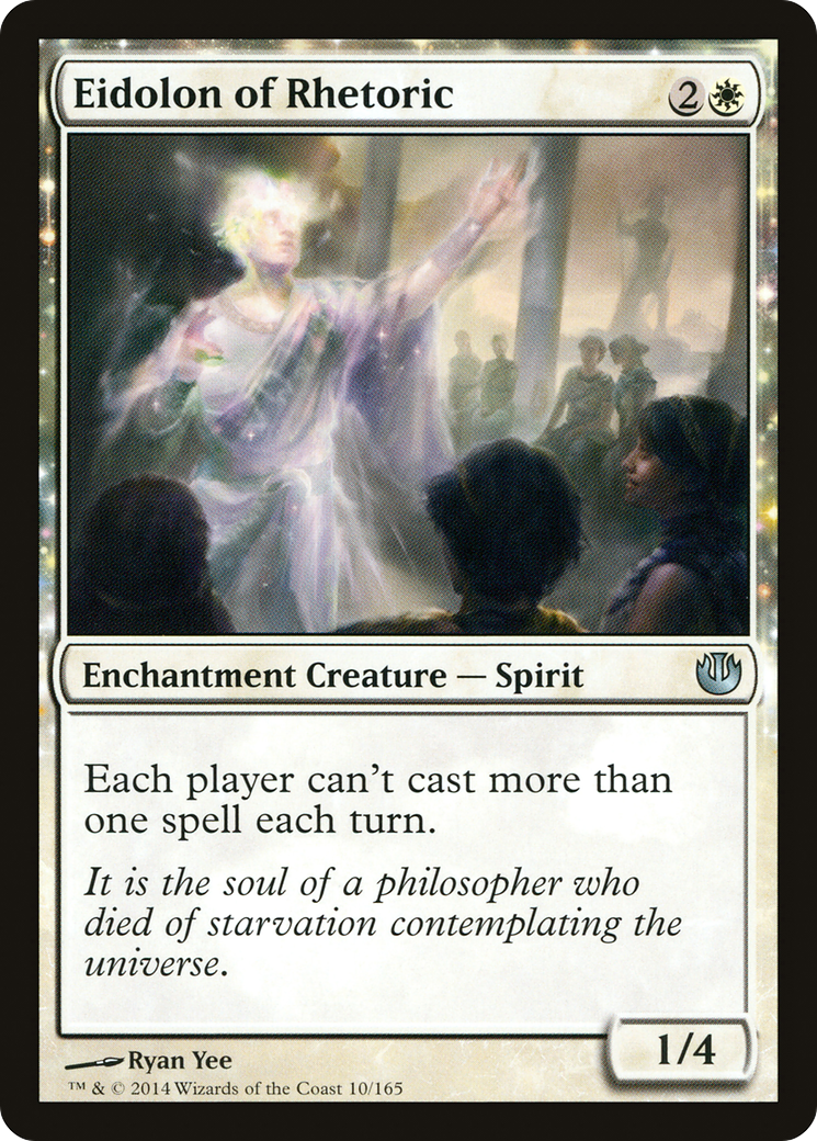 Eidolon of Rhetoric (010) Foil - Journey into Nyx