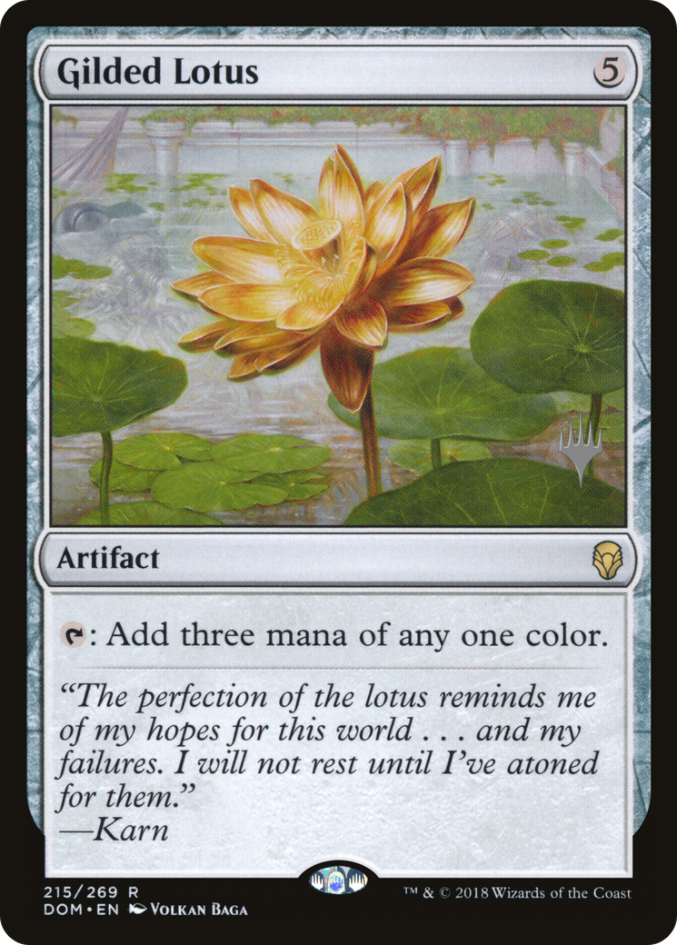 Gilded Lotus (215p) - Dominaria Promos