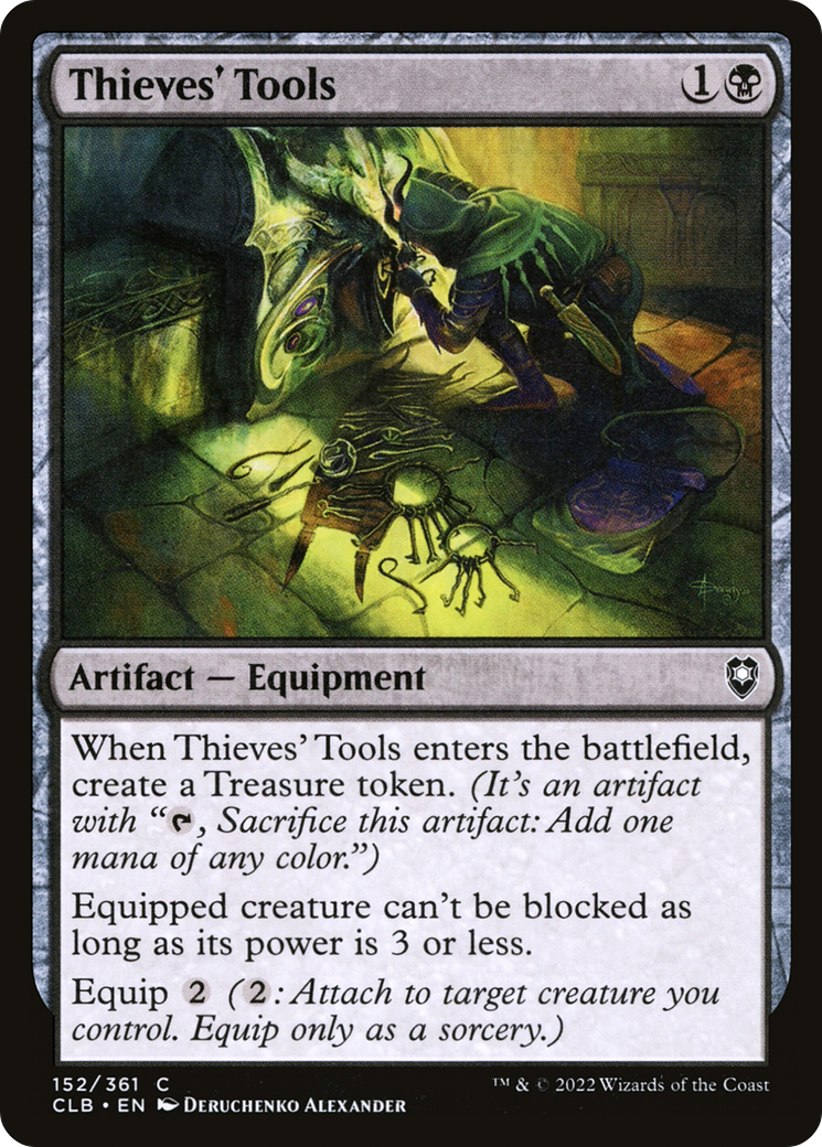 Thieves' Tools (152) Foil - Commander Legends: Battle for Baldur's Gate