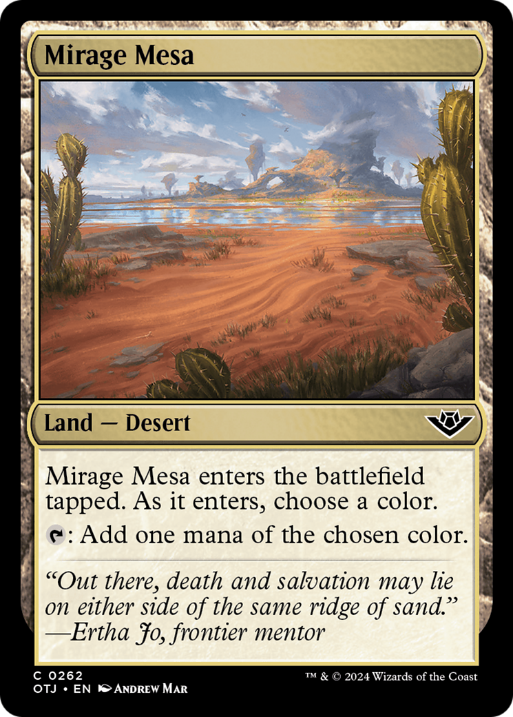 Mirage Mesa (262) - Outlaws of Thunder Junction