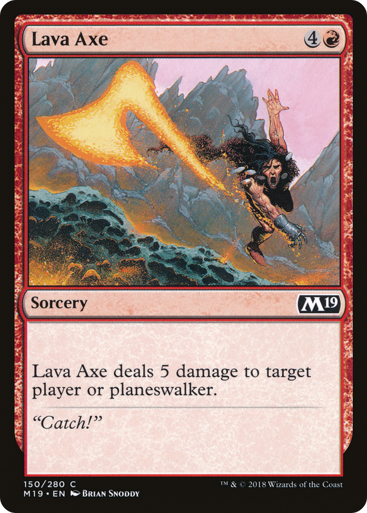 Lava Axe (150) - Core Set 2019