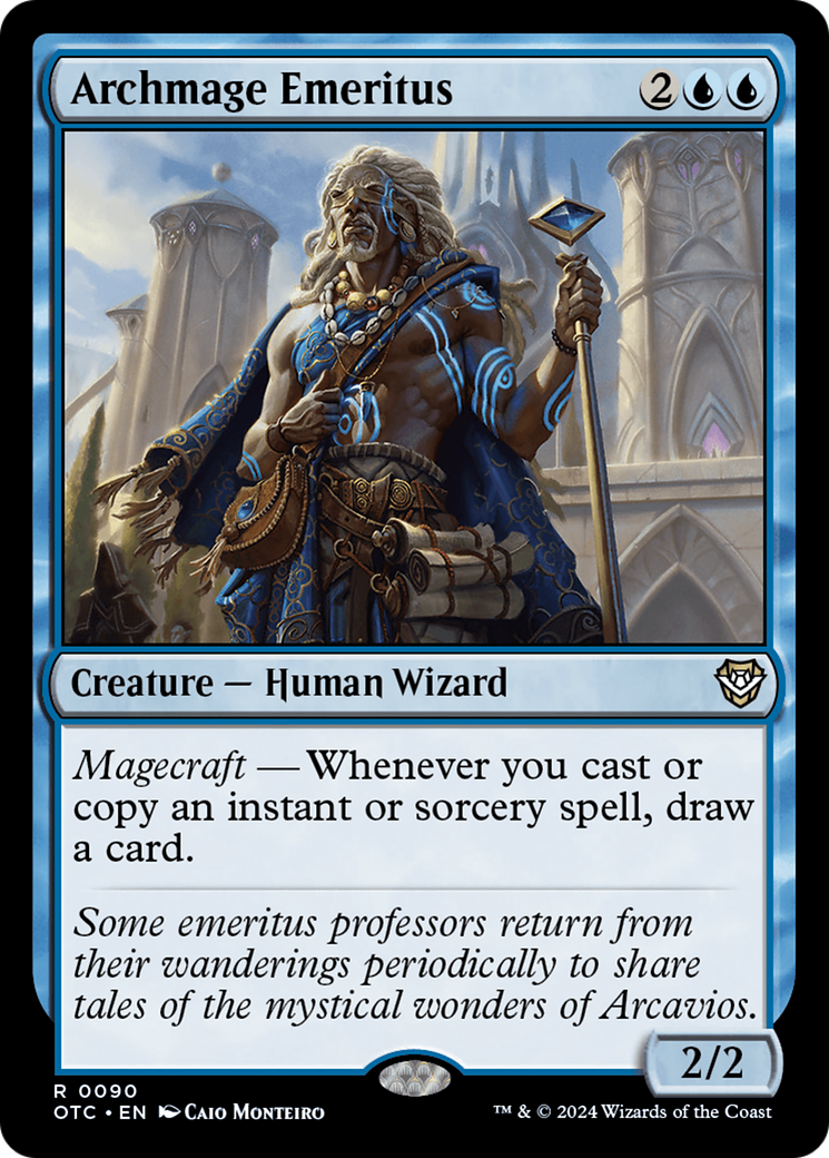 Archmage Emeritus (090) - Outlaws of Thunder Junction Commander