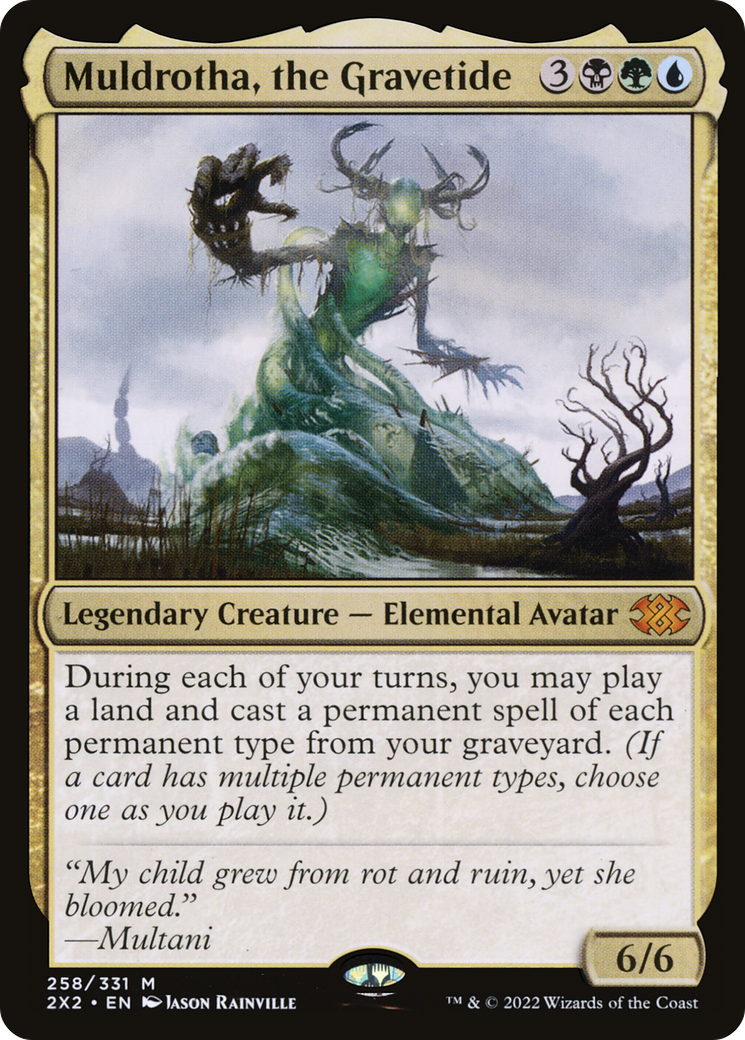 Muldrotha, the Gravetide (258) Foil - Double Masters 2022