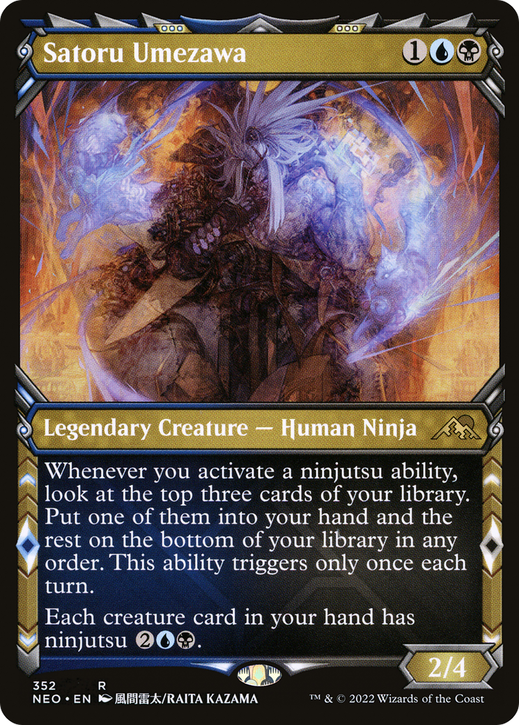 Satoru Umezawa (Showcase) (352) Foil - Kamigawa: Neon Dynasty