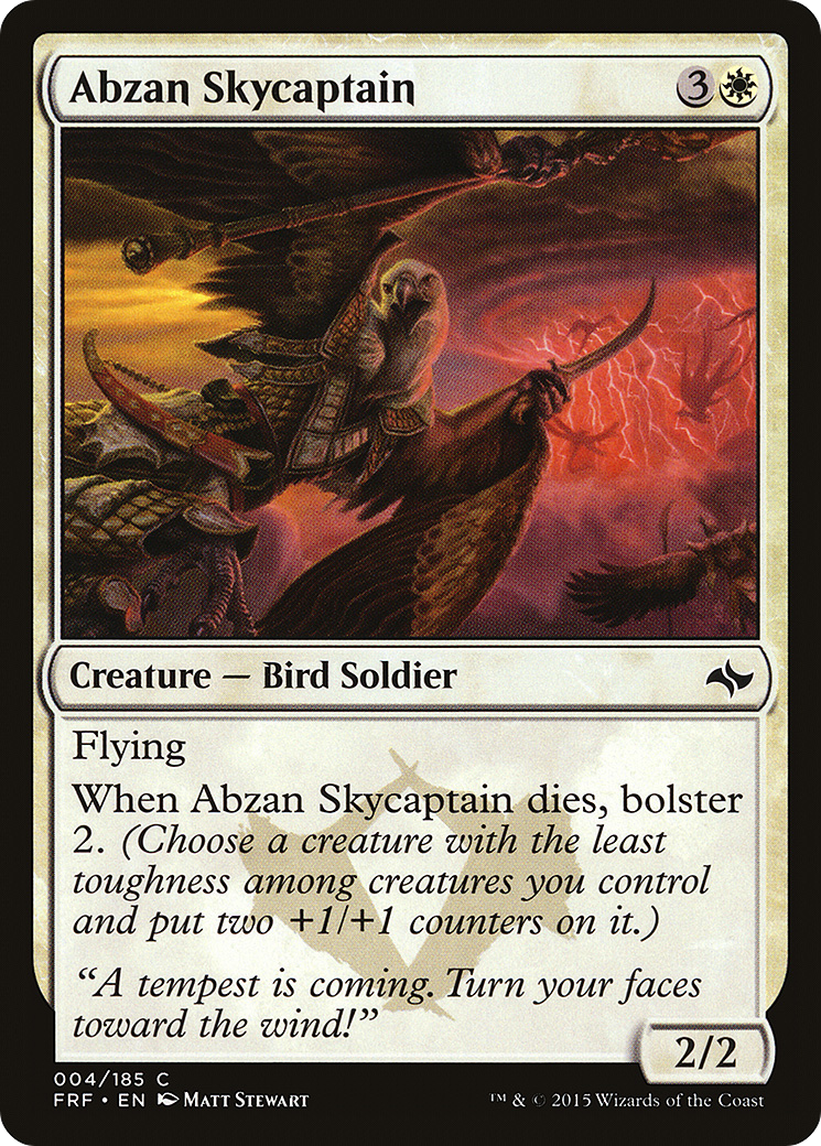 Abzan Skycaptain (004) - Fate Reforged