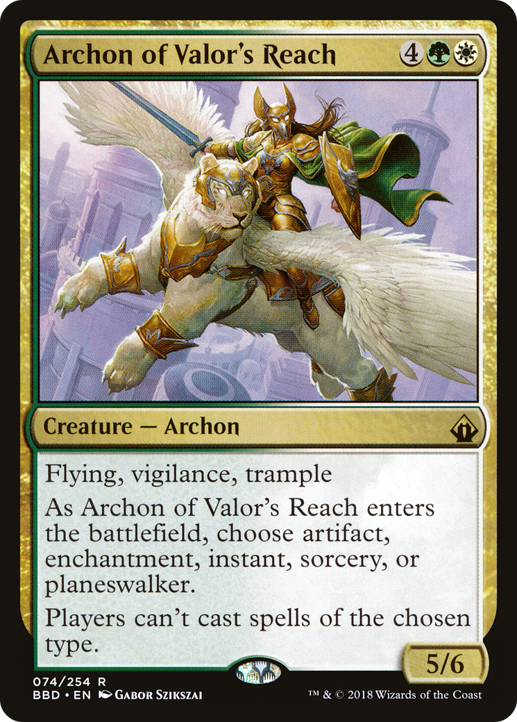 Archon of Valor's Reach (074) - Battlebond