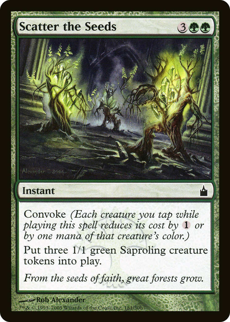 Scatter the Seeds (181) - Ravnica: City of Guilds