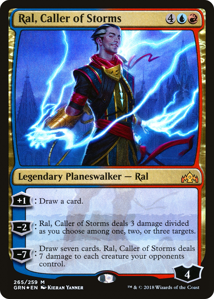 Ral, Caller of Storms (265) Foil - Guilds of Ravnica