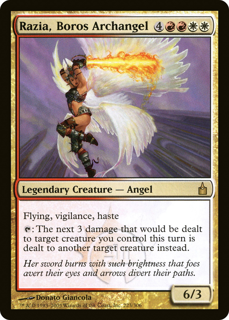 Razia, Boros Archangel (223) - Ravnica: City of Guilds