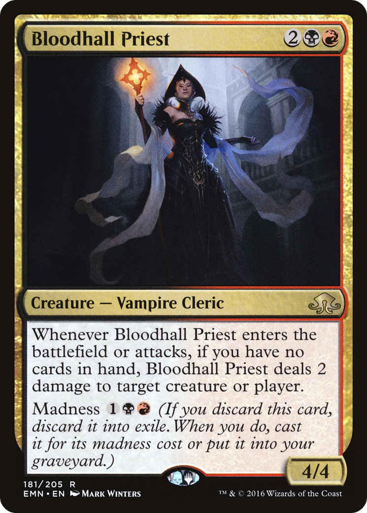 Bloodhall Priest (181) Foil - Eldritch Moon