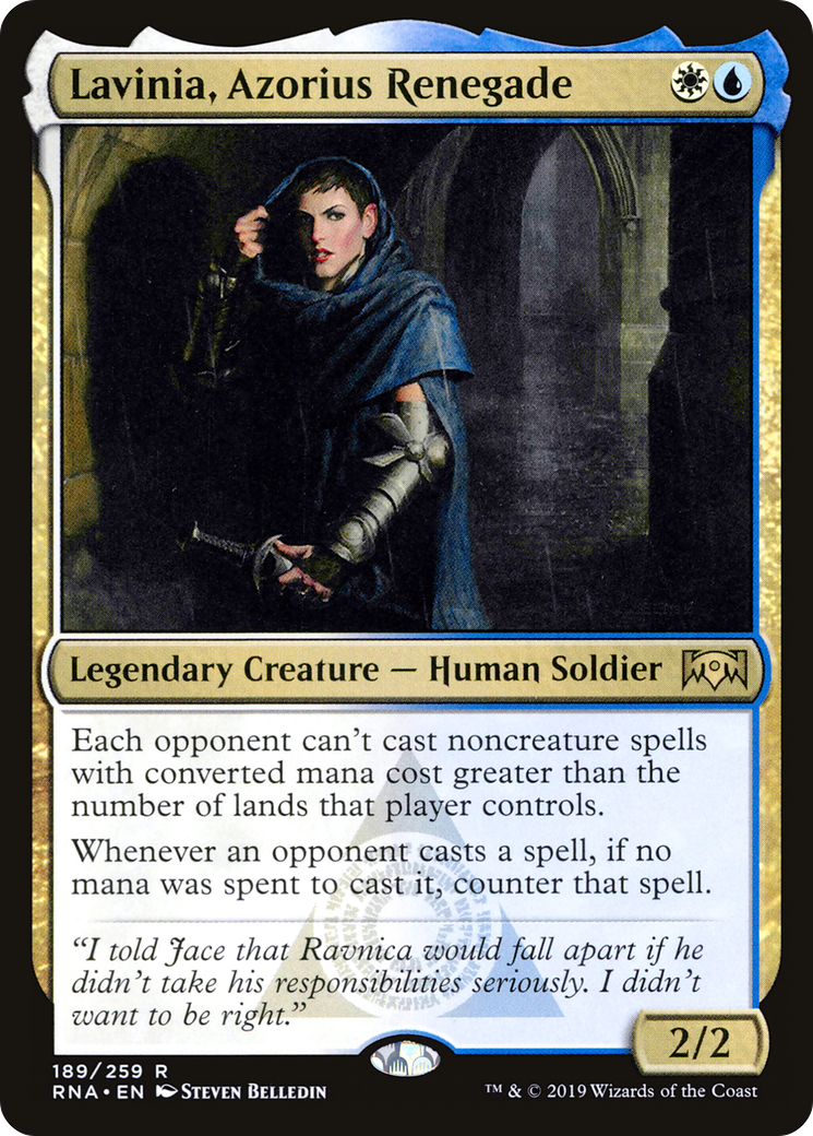 Lavinia, Azorius Renegade (189) - Ravnica Allegiance